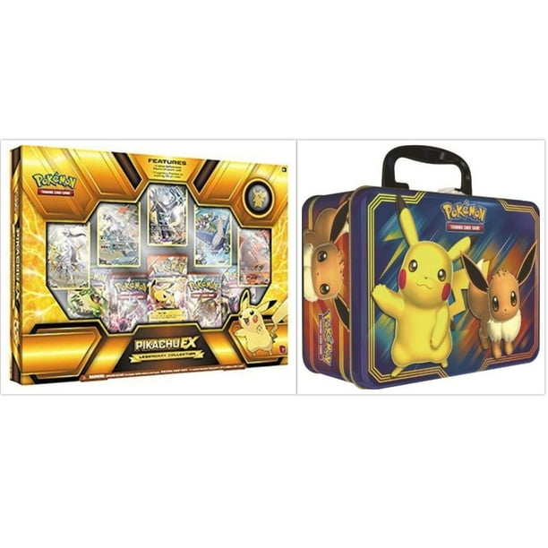 Pokemon TCG Pikachu & Eevee 2018 Fall Collector Chest Lunch Box 5 Booster Packs Pokemon TCG Pikachu & Eevee 2018 Fall Collector Chest Lunch Box 5 Booster Packs